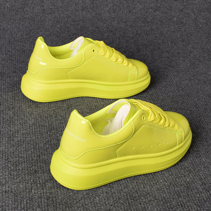 Men'S Shoes For Tennis - أحذية كاجوال بيضاء مطلية باللاكيه للرجال