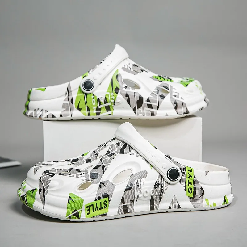 Men'S Shoes With Velcro - شباشب رجالية جديدة بمقاسات كبيرة، صنادل