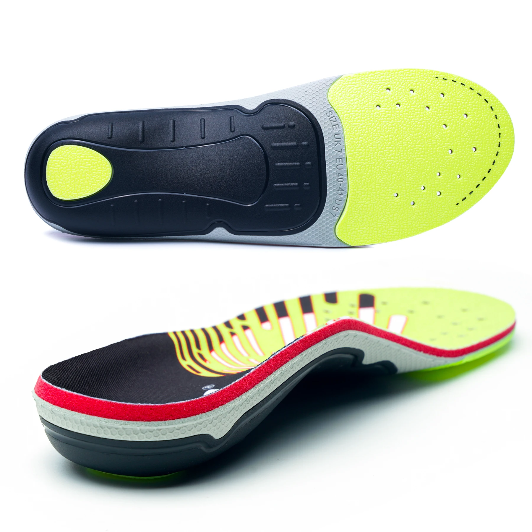 Men'S Shoes Green And White - التهاب اللفافة الأخمصية نعل داخلي لتقويم