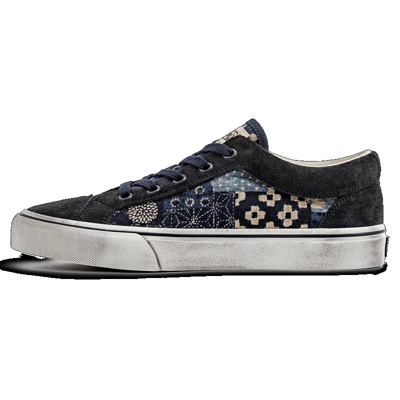 Men'S Shoes Japanese Brand - أحذية رجالية يابانية بتصميم عتيق مطبوعة،