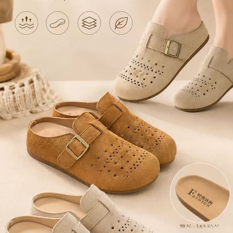 Men Shoes On - صنادل نسائية صيفية سهلة الارتداء بنعل