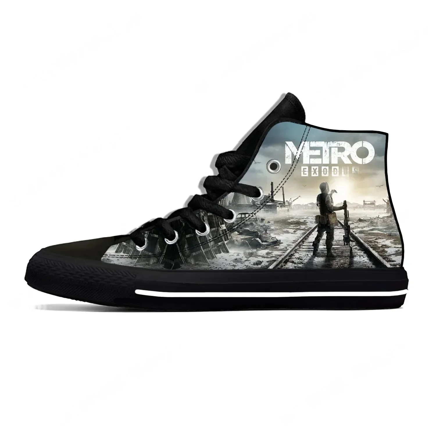 Men Shoes Metro - حذاء رياضي عالي الجودة مطبوع ثلاثي