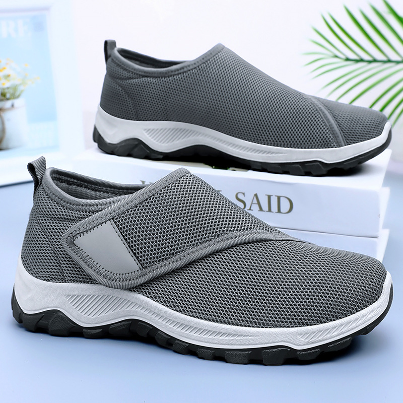 أحذية رجالية شبكية جديدة لصيف  - مراجعة Men'S Shoes With Velcro وسعره