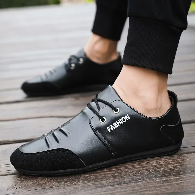 أحذية رجالية مسطحة أحذية جلدية - مراجعة Men'S Shoes Green And White وسعره