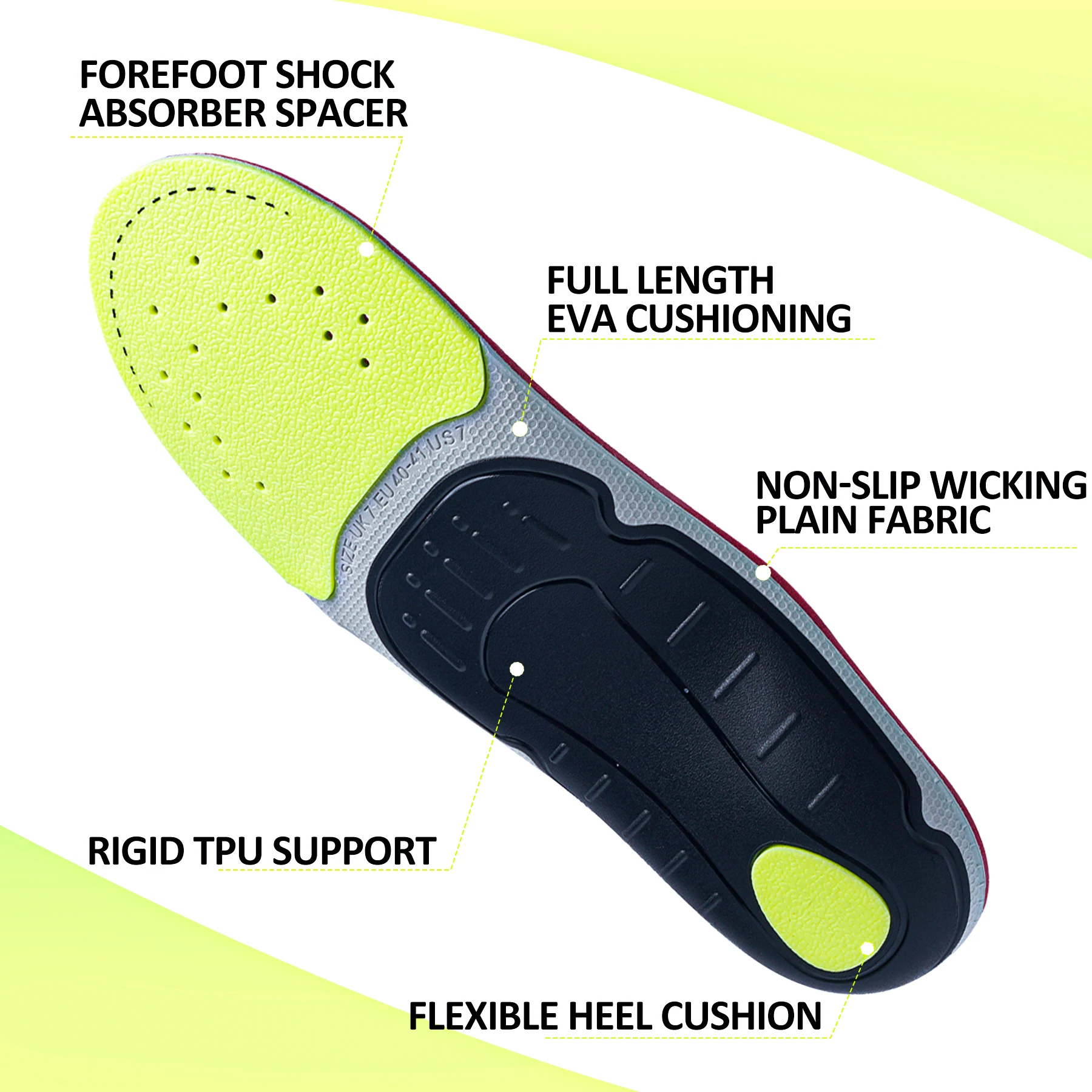 التهاب اللفافة الأخمصية نعل دا - مراجعة Men'S Shoes Green And White وسعره