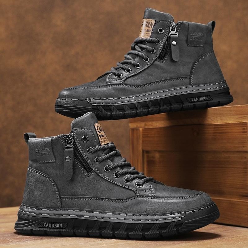 أحذية جلدية عالية الرقبة للرجا - مراجعة Men'S Shoes Comfortable Walking وسعره