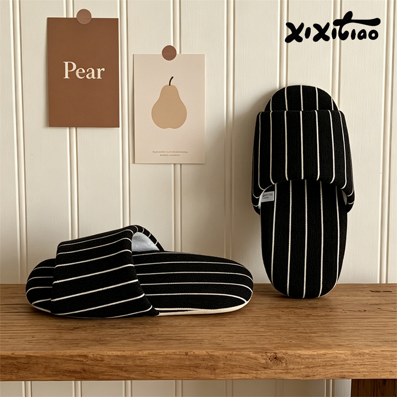 شباشب داخلية مخططة من XIXITIAO - مراجعة Men Shoes Size To Women وسعره
