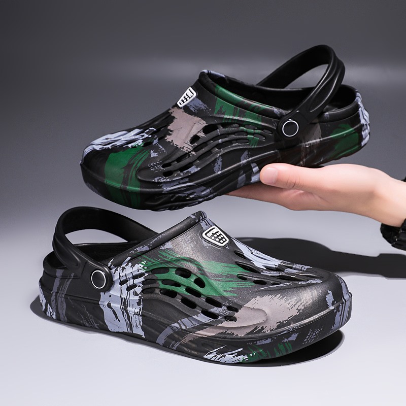صنادل رجالية صيفية بنقشة التمو - مراجعة Men'S Shoes With Velcro وسعره