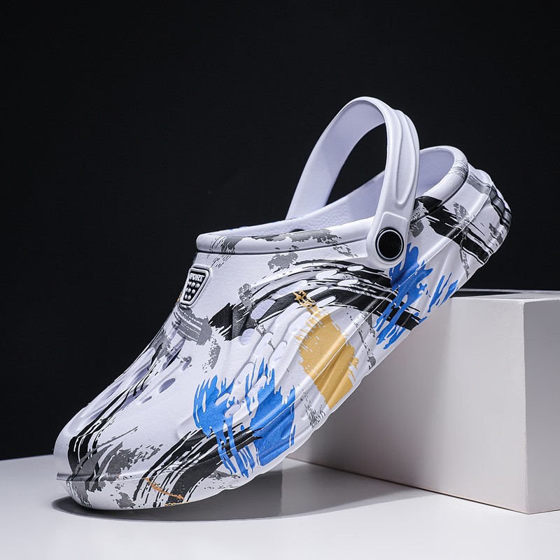 صنادل رجالية صيفية بنقشة التمو - مراجعة Men'S Shoes With Velcro وسعره