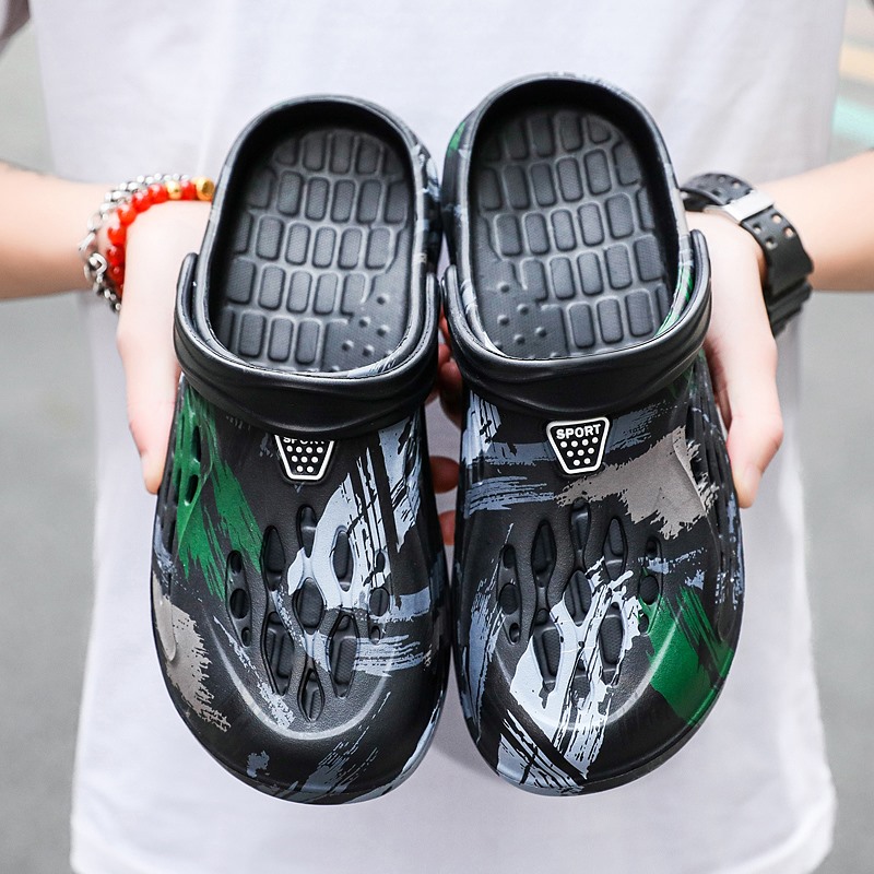 صنادل رجالية صيفية بنقشة التمو - مراجعة Men'S Shoes With Velcro وسعره
