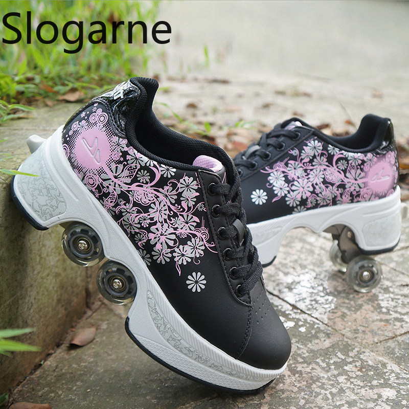 النساء 4 عجلات تشوه زلاجات دوا - مراجعة Men Shoes Size To Women وسعره