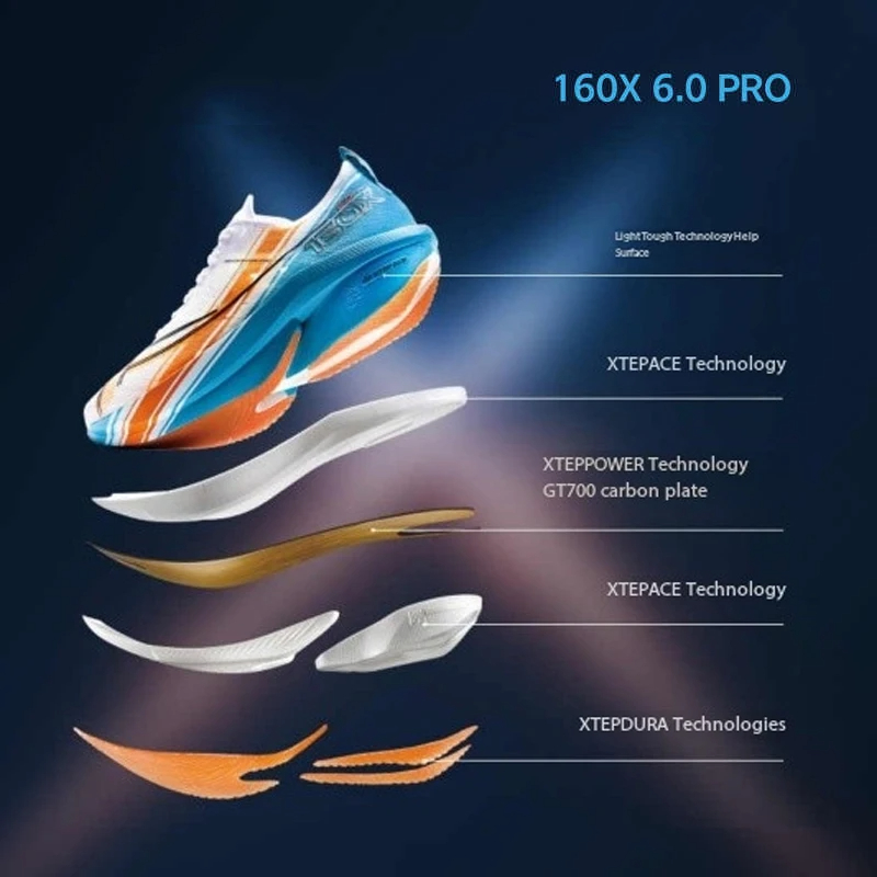 Xtep 160X 6.5 PRO احذية الجري  - مراجعة Men'S Xtep Shoes وسعره