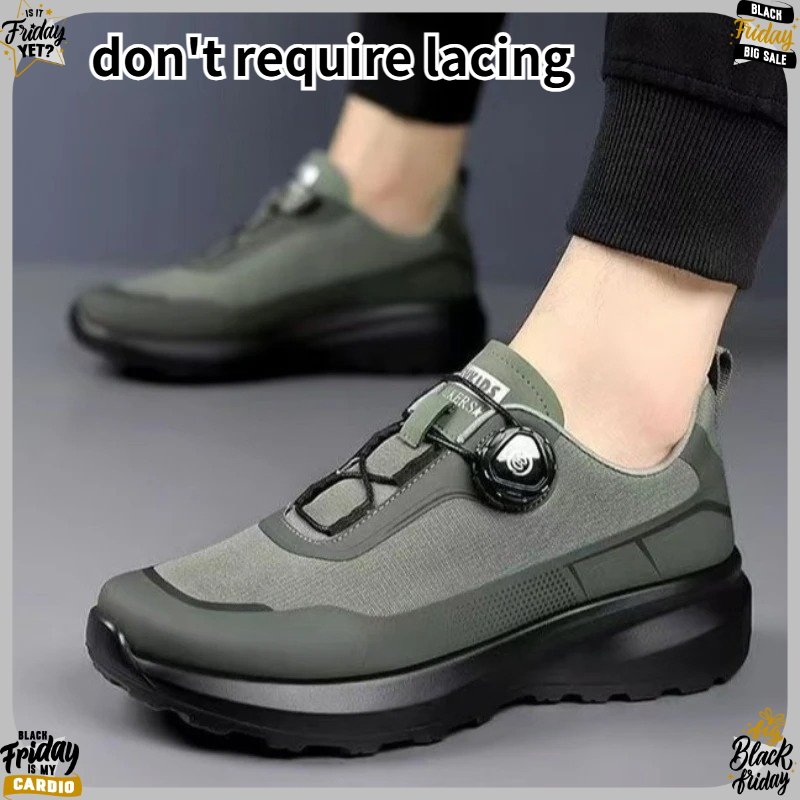 أحذية رجالية كاجوال بمشبك دوار - مراجعة Men'S Shoes Comfortable Walking وسعره