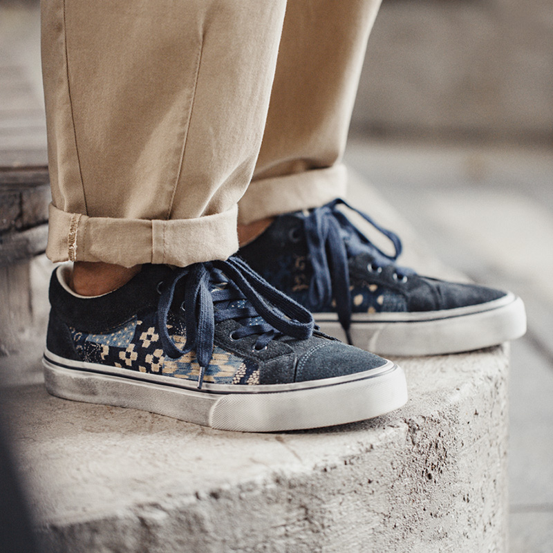 Maden اليابانية الرجعية الطباع - مراجعة Men'S Shoes Japanese Brand وسعره